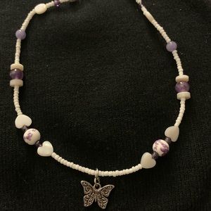 Dainty butterfly necklace